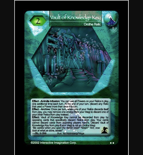Vault of Knowledge Key